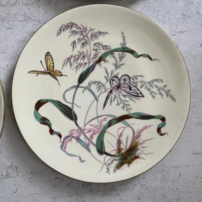 butterfly plates by james green nephew set of 12 6