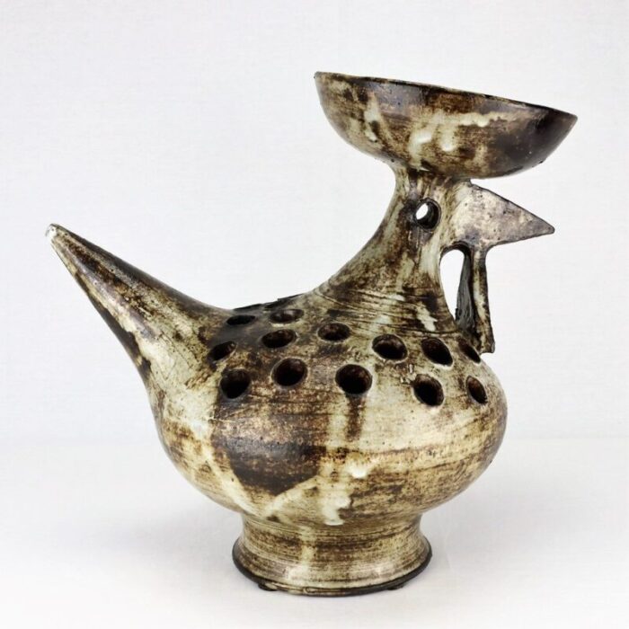 ceramic bird sculpture by jacques pouchain 1950 7