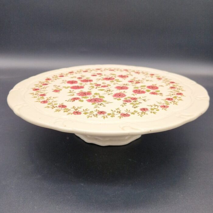 ceramic ceramic cake plate with stand 1920s 4