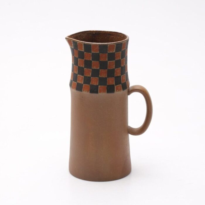 ceramic silur pitcher by stig lindberg for gustavsberg sweden 1960s 1