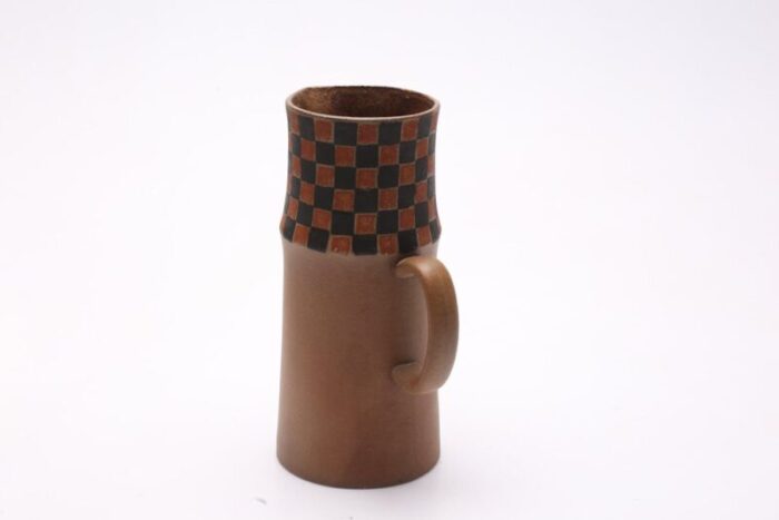 ceramic silur pitcher by stig lindberg for gustavsberg sweden 1960s 4