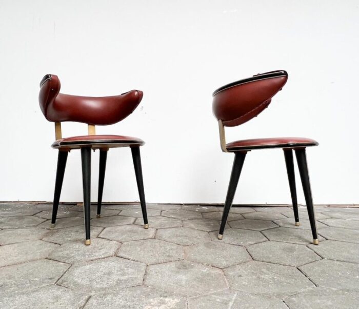 chairs by anonima castelli 1960s set of 2 7334