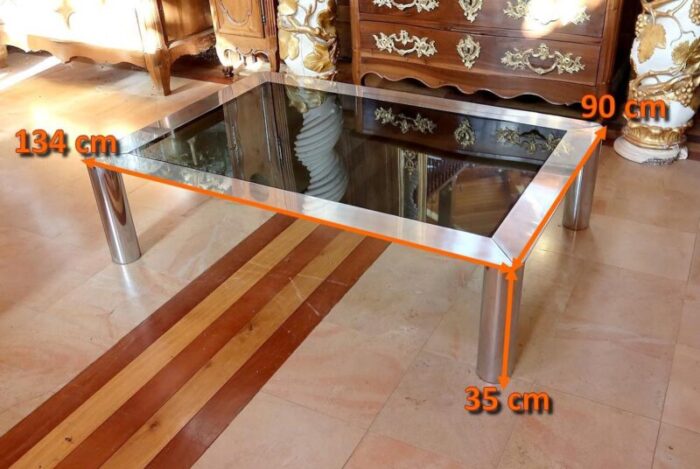 coffee table attributed to sergio mazza for cinova 1960s 9915