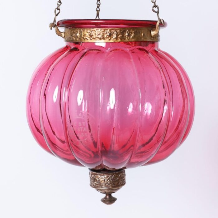 colorful antique smoke bell light fixture 8533