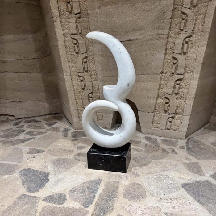 contemporary modern abstract sculpture marble art 2464