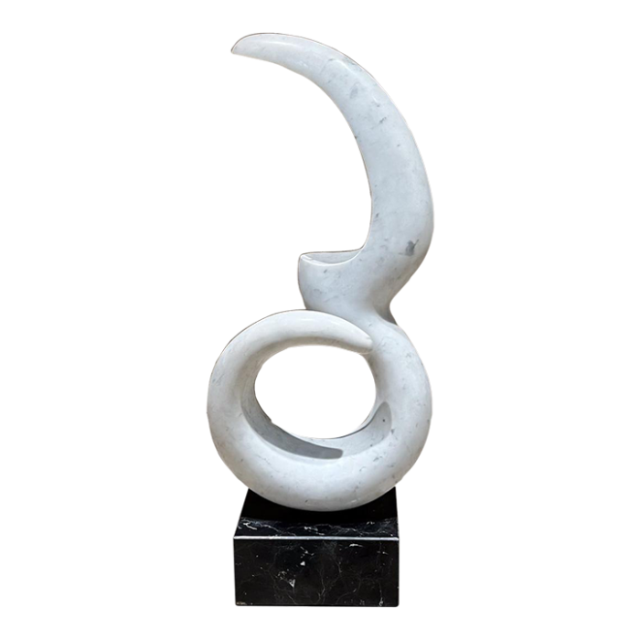 contemporary modern abstract sculpture marble art 8430