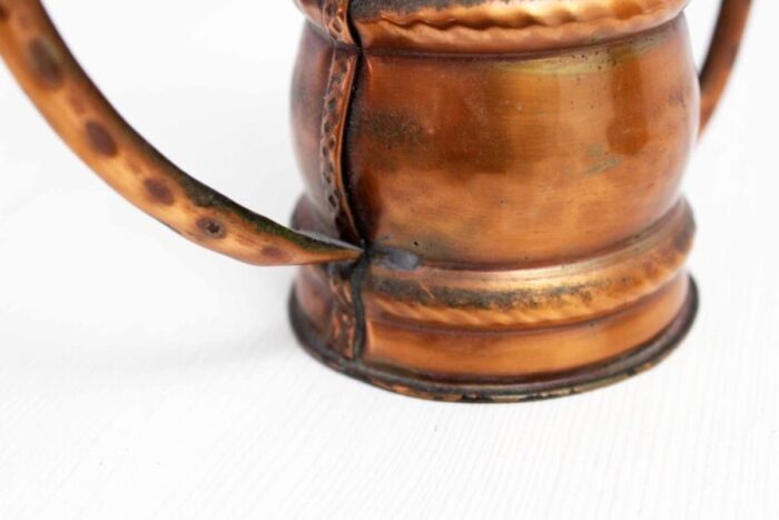 copper watering can and jug 1960s set of 2 10