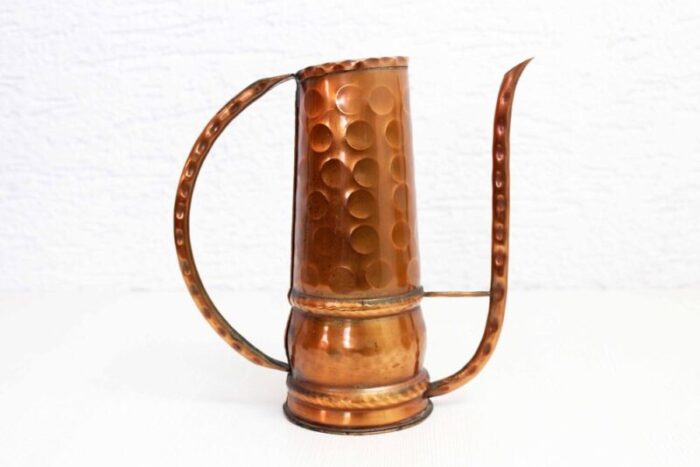 copper watering can and jug 1960s set of 2 2