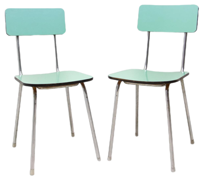 czechoslovak cafe chairs in formica 1960s set of 2 2884