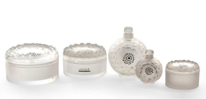 dalhia toiletry kit from lalique france set of 5 2