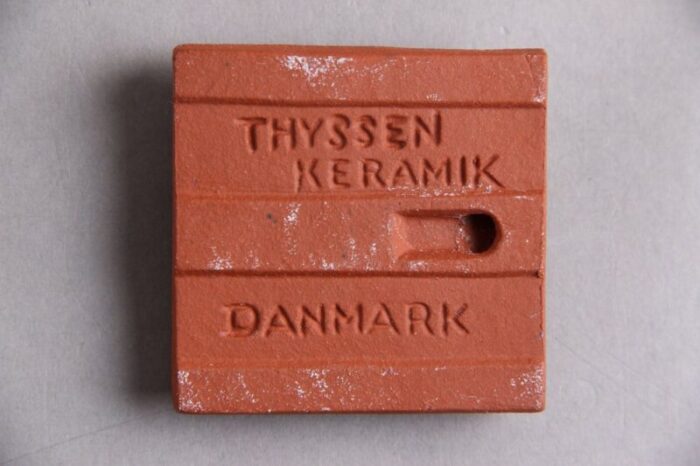 danish ceramics tiles with viking motifs from thyssen 1960s set of 4 7