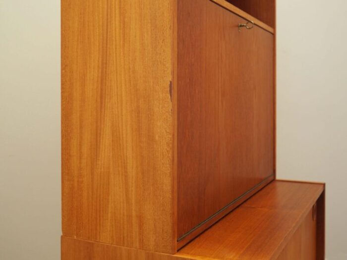 danish teak bookcase 1970s 2335