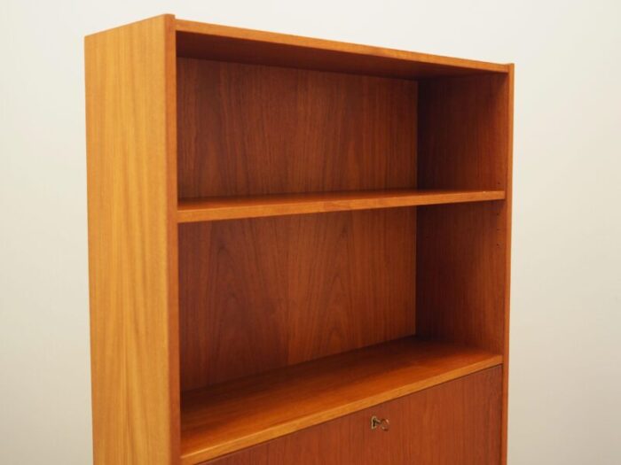 danish teak bookcase 1970s 2342