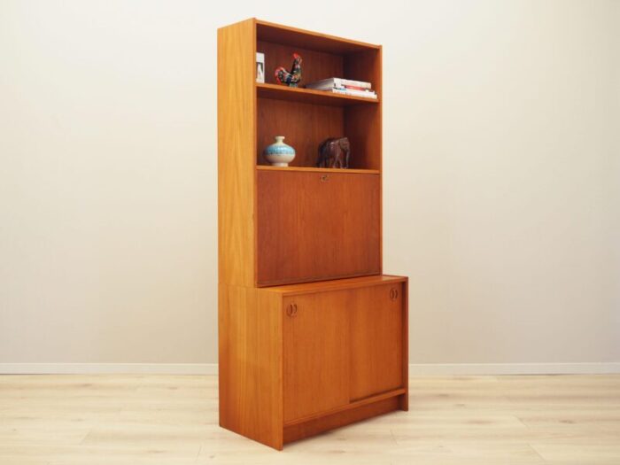 danish teak bookcase 1970s 6834