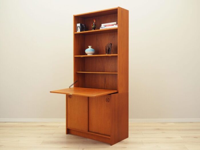 danish teak bookcase 1970s 7964