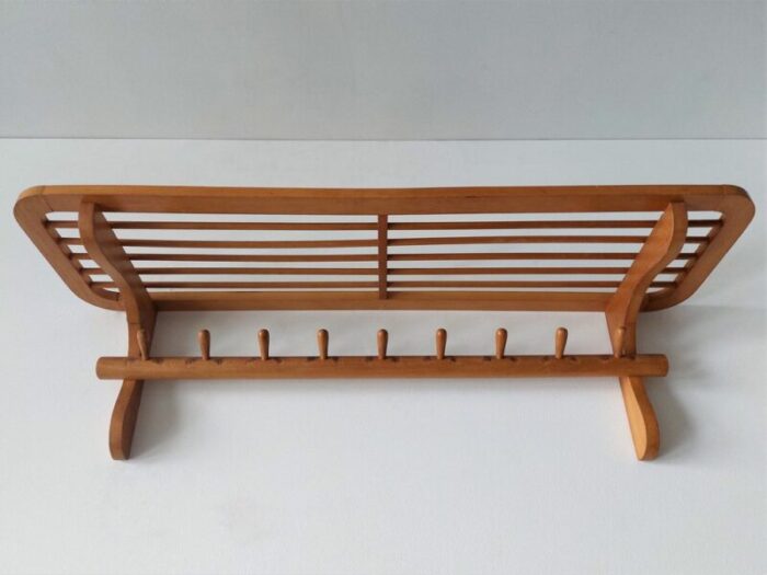 dh01 new amsterdam wall coat rack by willem van gelderen for t spectrum netherlands 1950s 1