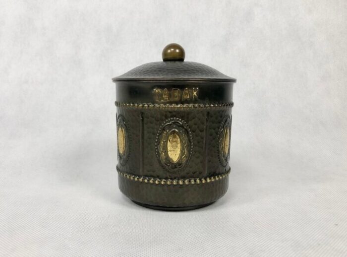 dutch copper tobacco jar from conrad kurz 1900s 3