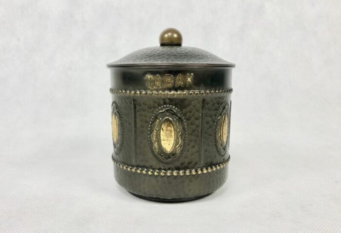 dutch copper tobacco jar from conrad kurz 1900s 7