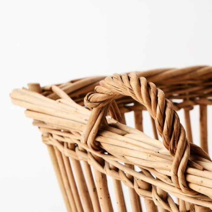 early 20th century antique french laundry basket 7480