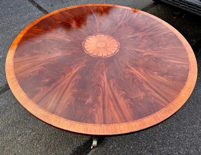 early 20th century restall brown and clennell round dining table 3780