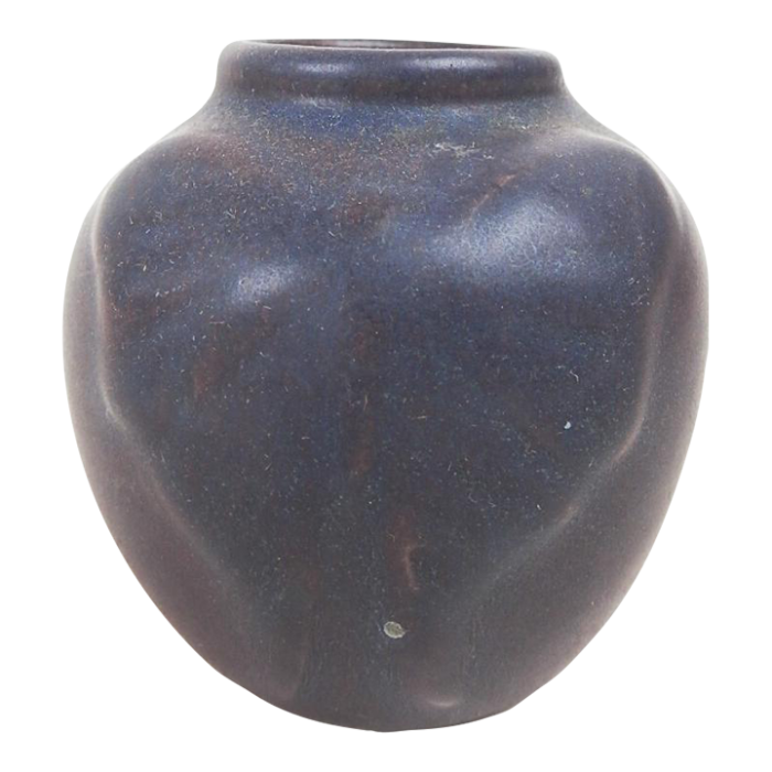 early small van briggle mulberry butterfly vase 3032