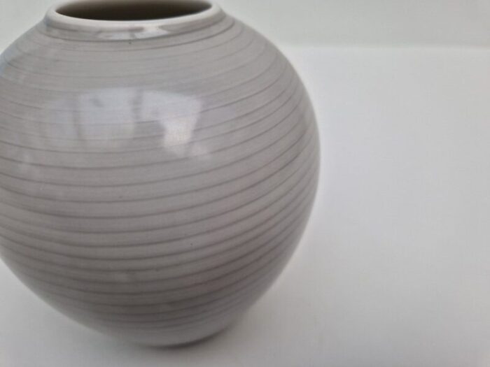 eiform vase in gray by sigmund schuetz from kpm berlin 4