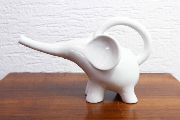 elephant ceramic watering can 1980s 1