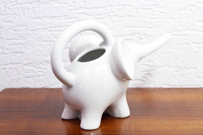 elephant ceramic watering can 1980s 2