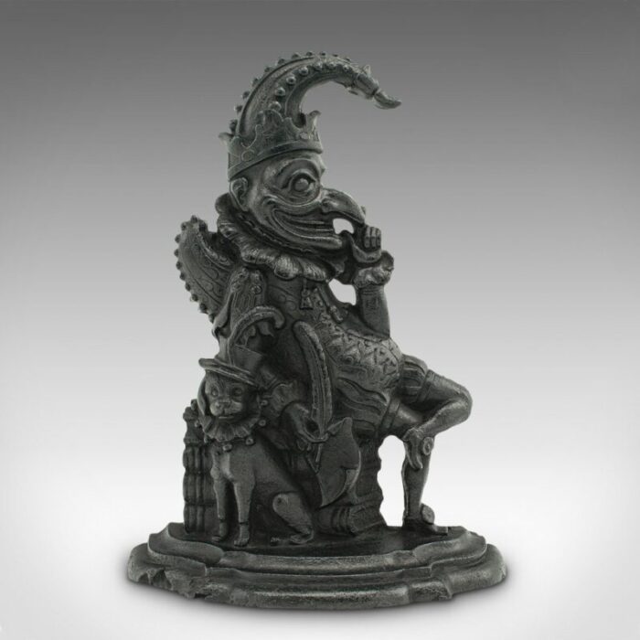 english cast iron mr punch doorstop 1880s 2