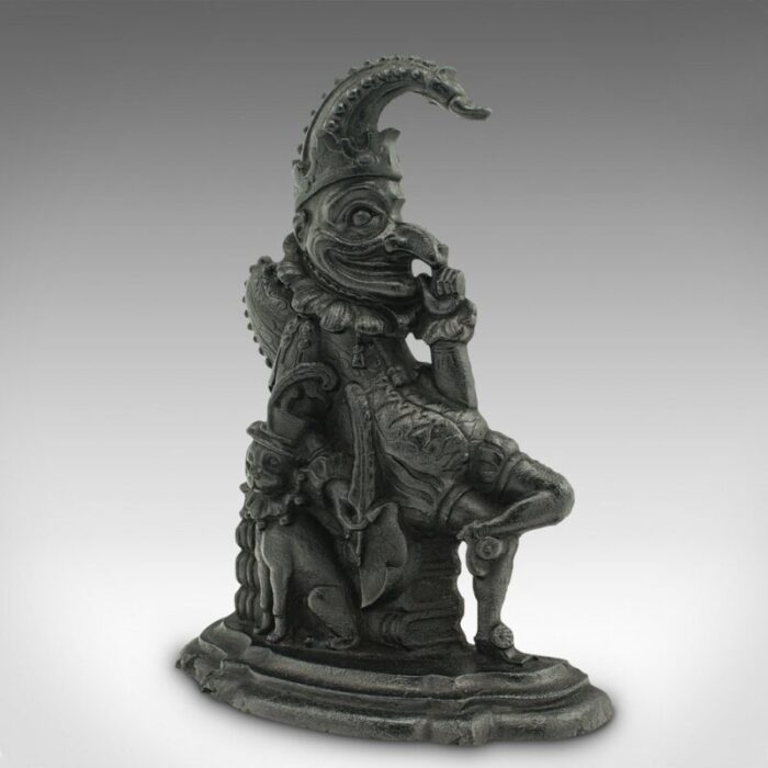 english cast iron mr punch doorstop 1880s 3