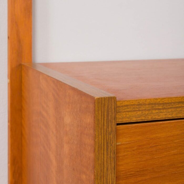 entry teak wall unit in the style of cadovius by poul cadovius denmark 1960s 6345