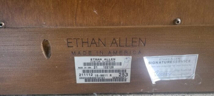 ethan allen file cabinet with lock and key system 5482