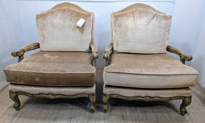 fairfield pair of bergere chairs 3702