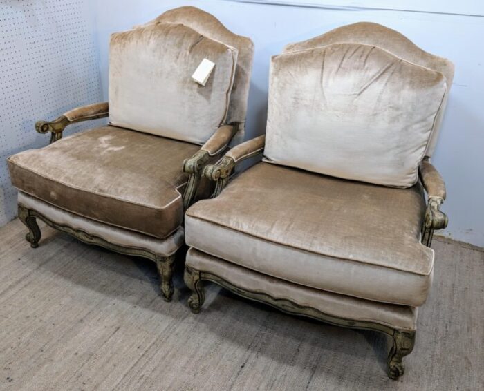 fairfield pair of bergere chairs 4456