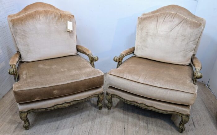 fairfield pair of bergere chairs 8565