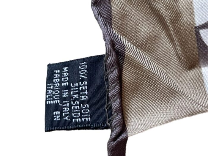 fendi graphic silk logo scarf 5650