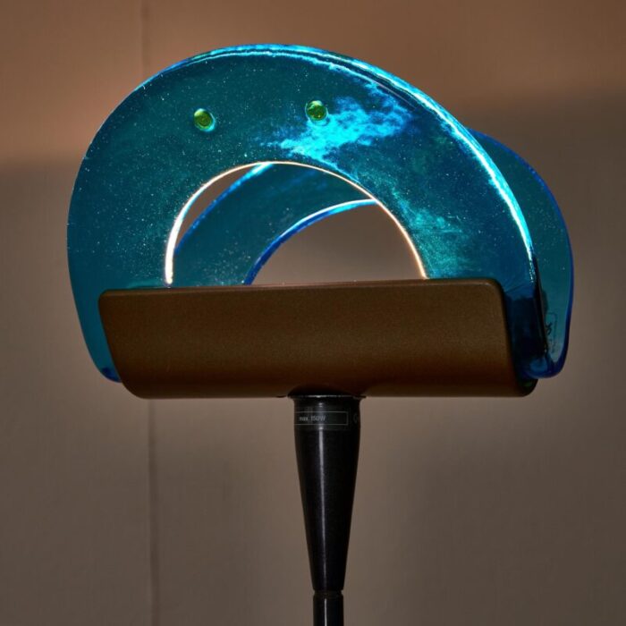 floor lamp in murano glass from leucos 1980s 9709