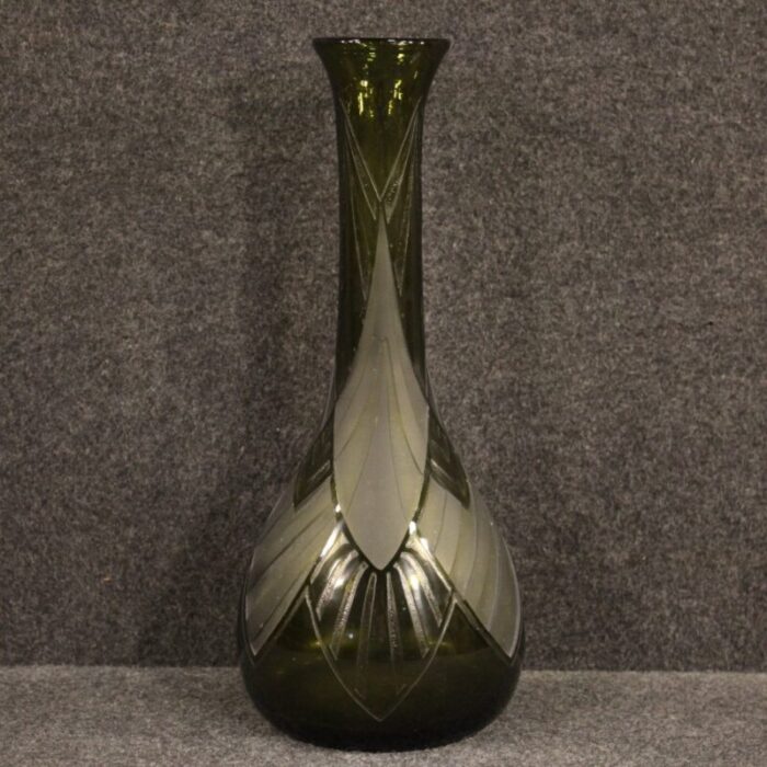 french glass vase by legras 1920s 10