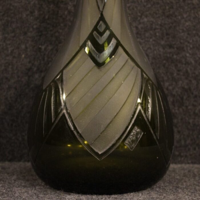 french glass vase by legras 1920s 12