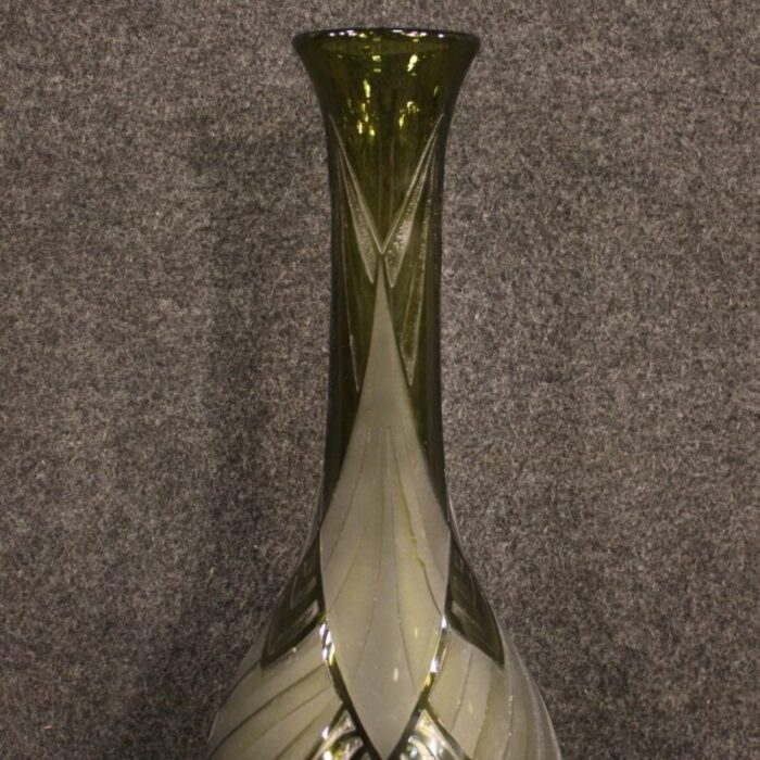 french glass vase by legras 1920s 9