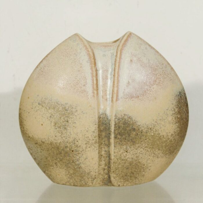 french porcelain vase by pierre lebe for virebent 1970s 1