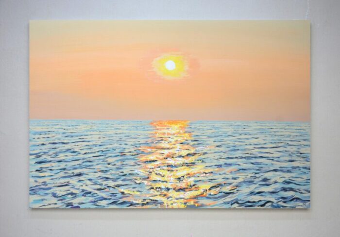 gentle sunset 9 original painting 1595