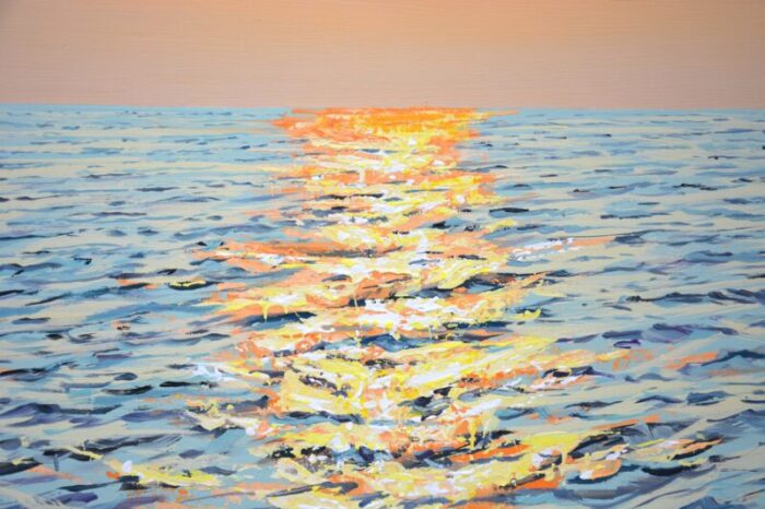 gentle sunset 9 original painting 6092