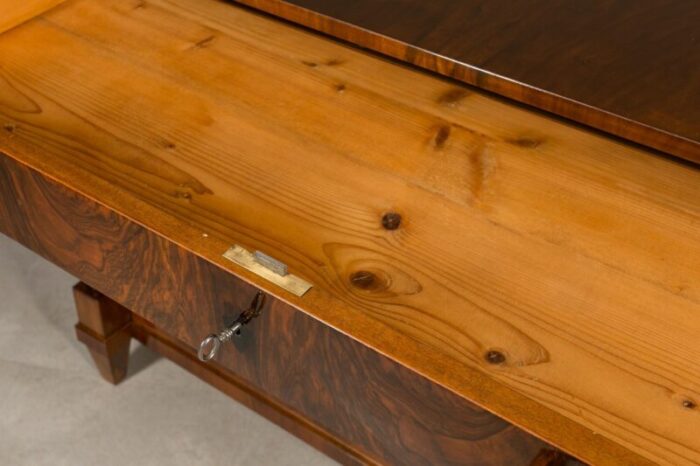 german biedermeier chest of drawer in walnut 1755