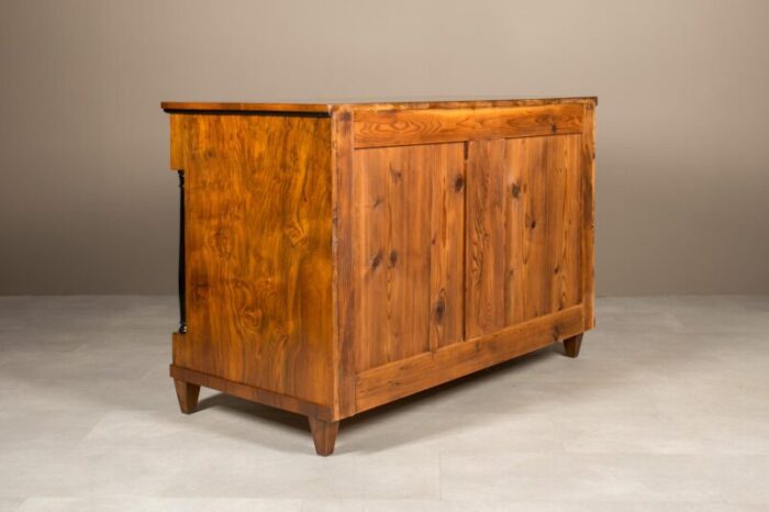 german biedermeier chest of drawer in walnut 8004