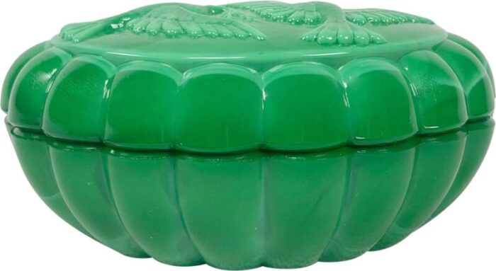 glass malachite box by artur pleva for schlevogt 1950s 1