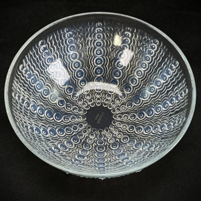 glass oursins bowl attributed to rene lalique 1930s 2