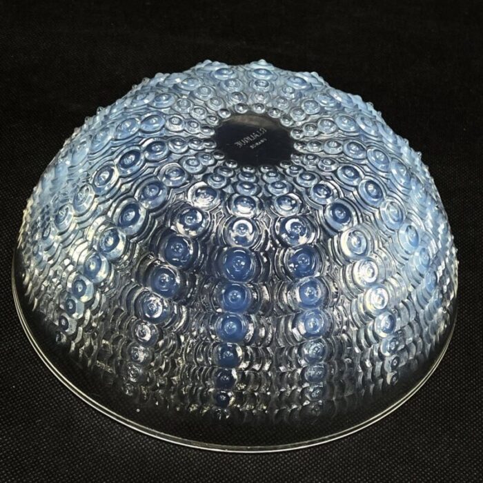 glass oursins bowl attributed to rene lalique 1930s 3