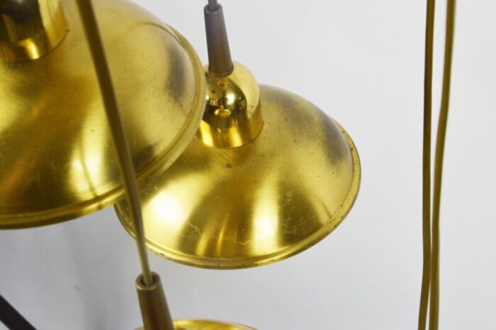 gold cascade lamp 1980s 5834