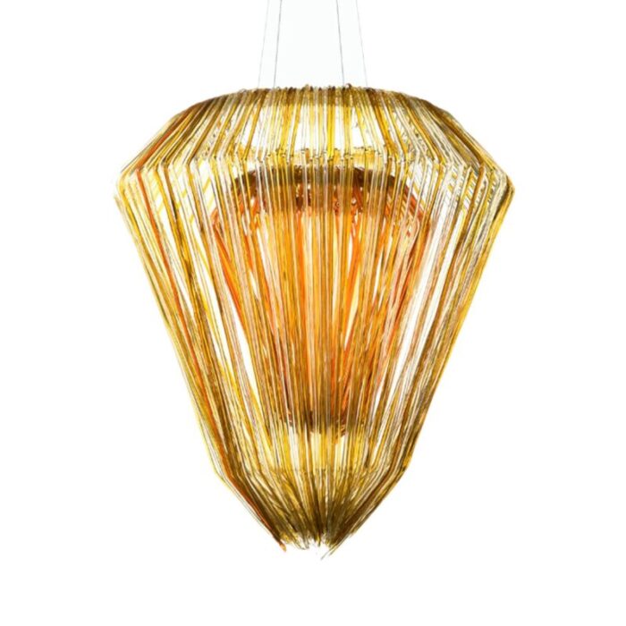 gold resin chandelier by jacopo foggini 6133